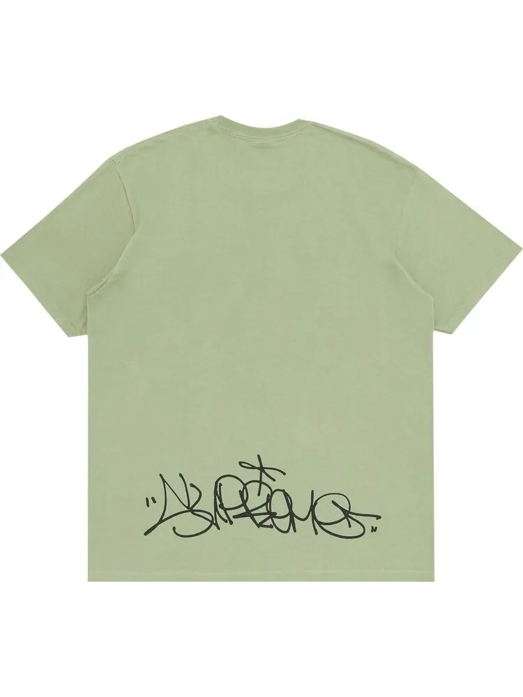 Футболка Supreme x IRAK Cast Tee 'Light Olive' — изображение 2 из 3, зеленый