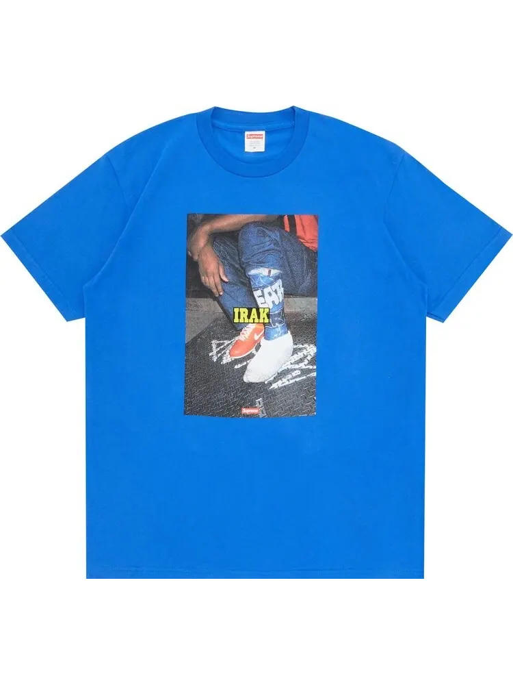 Футболка Supreme x IRAK Cast Tee 'Royal' — изображение 1 из 3, синий