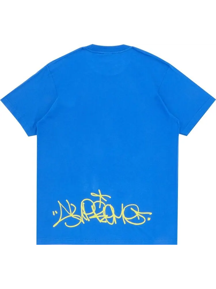 Футболка Supreme x IRAK Cast Tee 'Royal' — изображение 2 из 3, синий