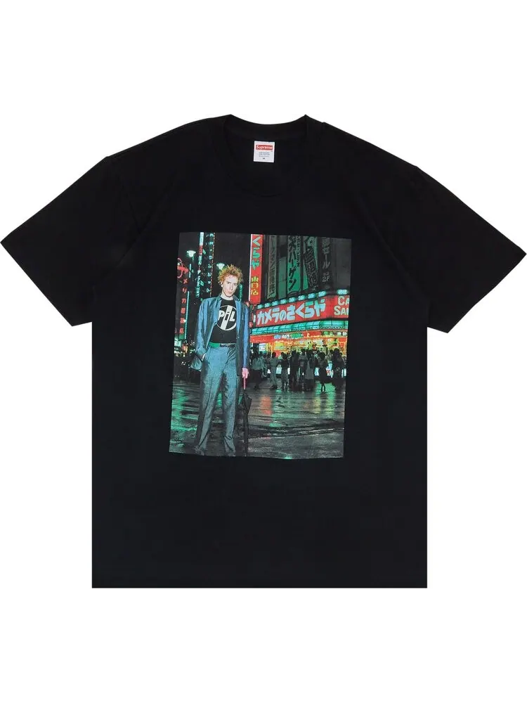 Футболка Supreme x PiL Live In Tokyo Tee 'Black' — изображение 1 из 3, черный