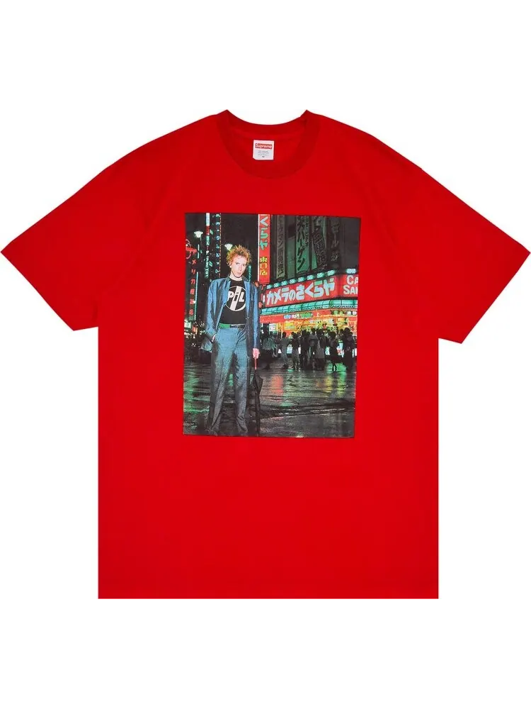 Футболка Supreme x PiL Live In Tokyo Tee 'Red' — изображение 1 из 3, красный