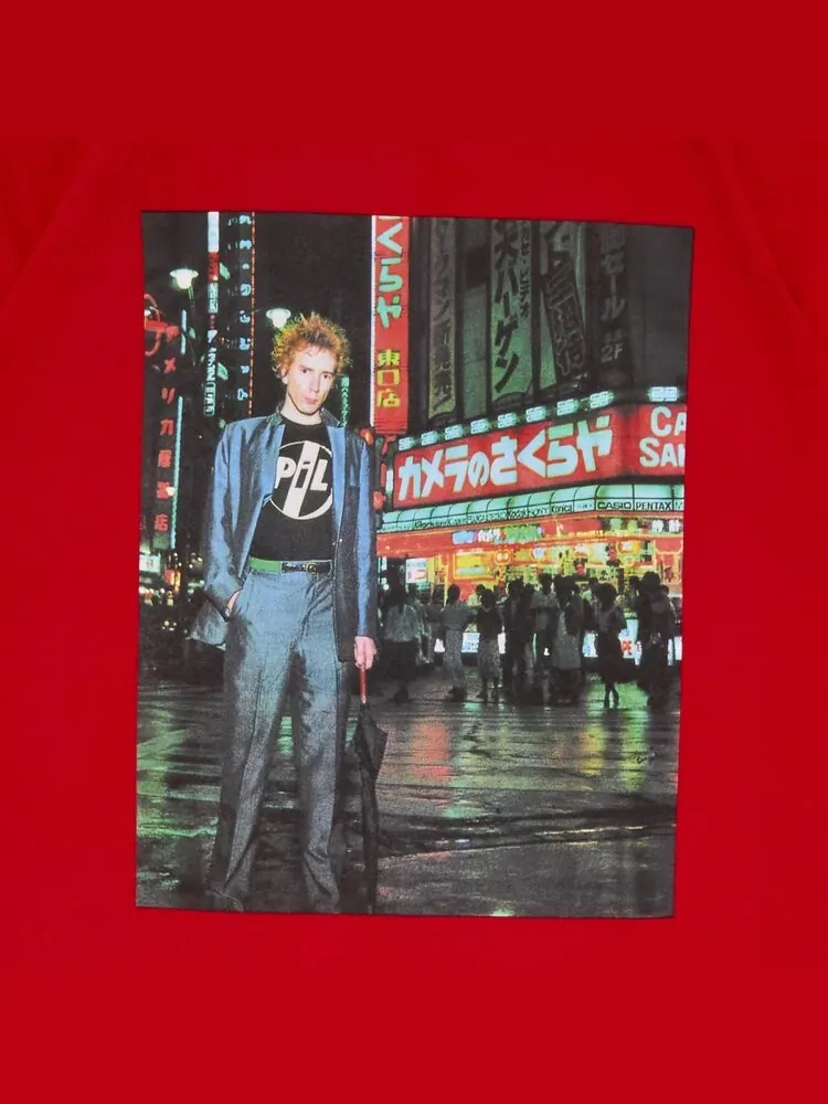 Футболка Supreme x PiL Live In Tokyo Tee 'Red' — изображение 3 из 3, красный