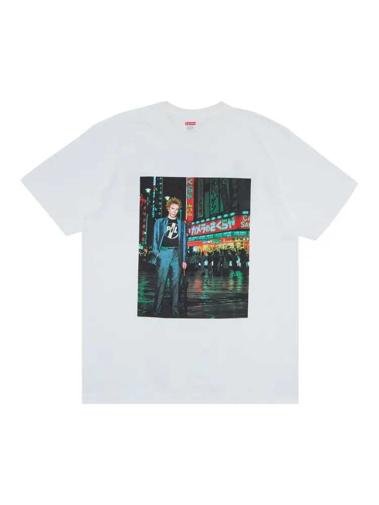 Футболка Supreme x PiL Live In Tokyo Tee 'White' — изображение 1 из 3, белый