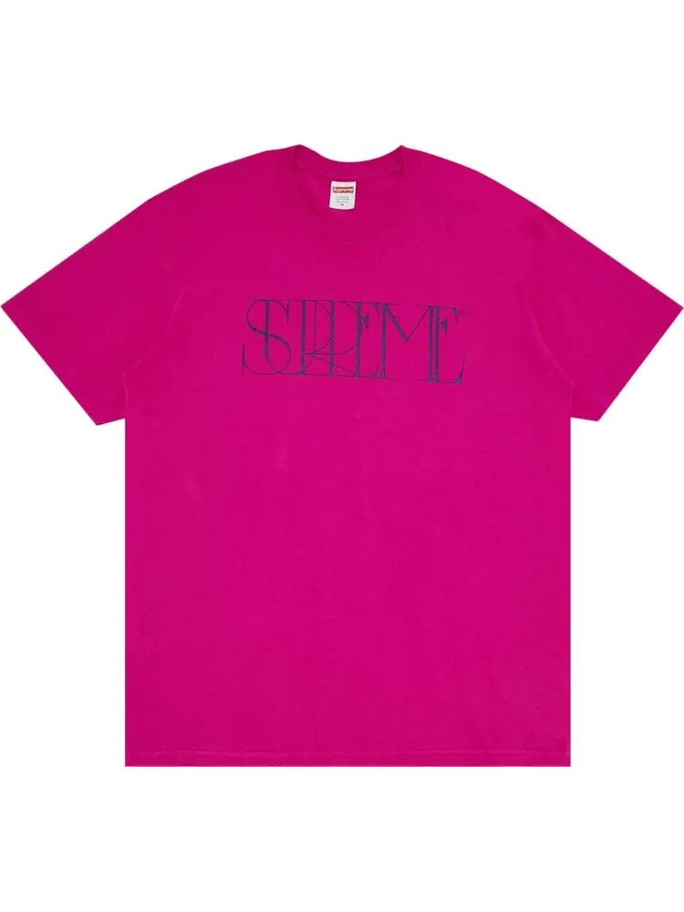 Футболка Supreme Trademark Tee 'Magenta' — изображение 1 из 3, розовый
