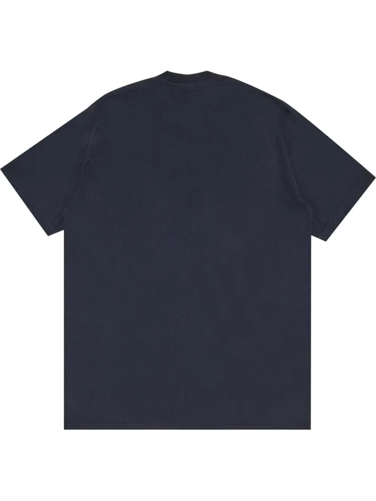 Футболка Supreme Trademark Tee 'Navy' — изображение 2 из 3, синий