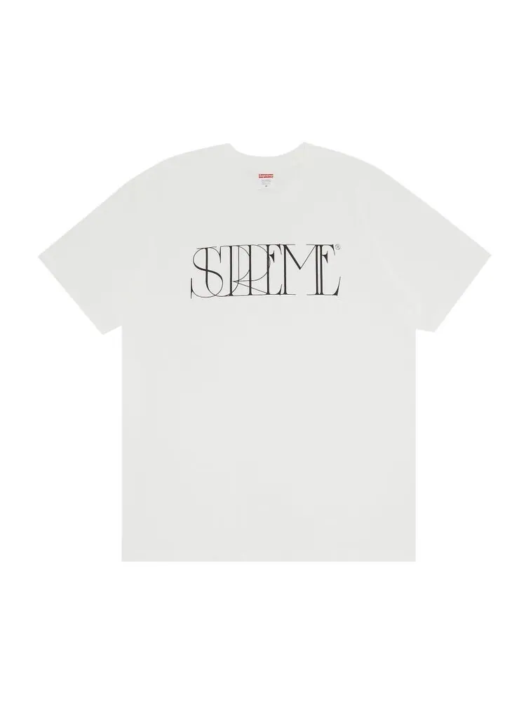 Футболка Supreme Trademark Tee 'White' — изображение 1 из 3, белый