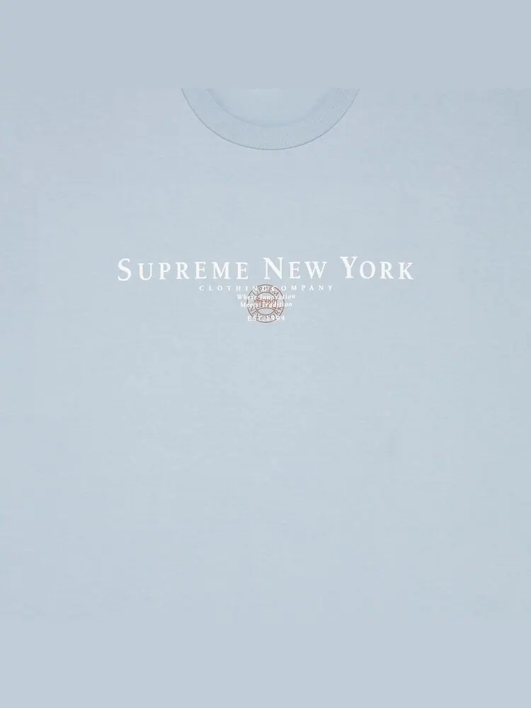 Футболка Supreme Tradition Tee 'Dusty Blue' — изображение 3 из 3, синий