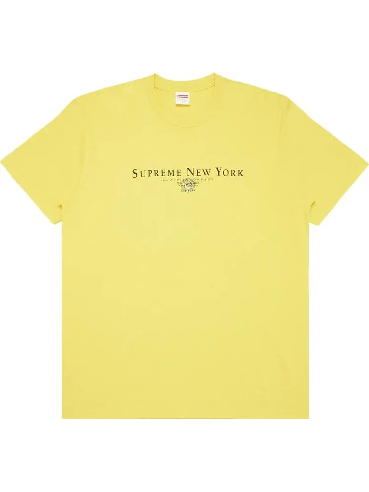 Футболка Supreme Tradition Tee 'Yellow' — изображение 1 из 3, желтый