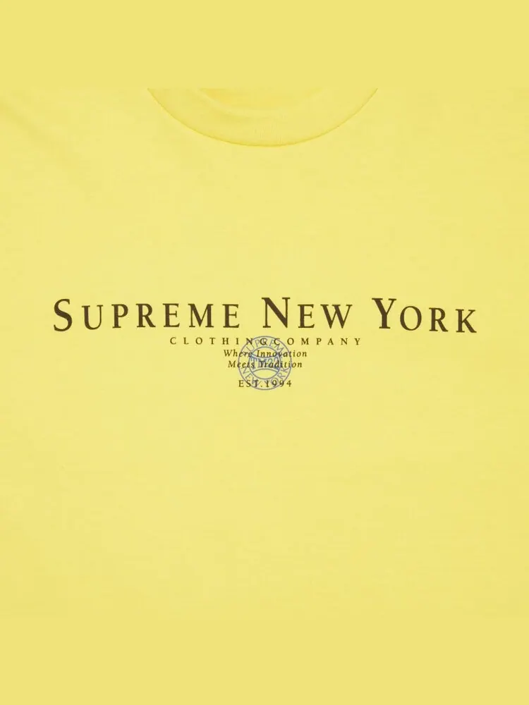 Футболка Supreme Tradition Tee 'Yellow' — изображение 3 из 3, желтый