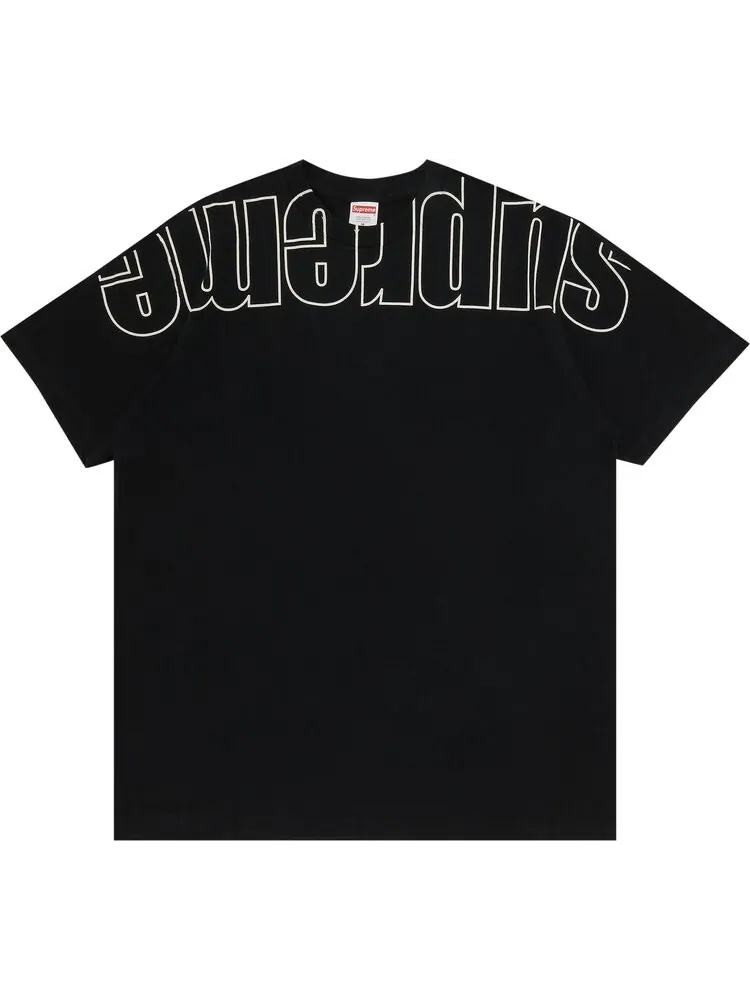 Футболка Supreme Upside Down Tee 'Black' — изображение 1 из 3, черный