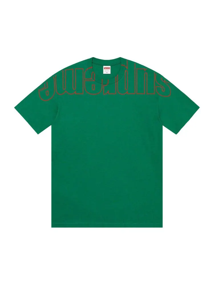 Футболка Supreme Upside Down Tee 'Light Pine' — изображение 1 из 1, зеленый