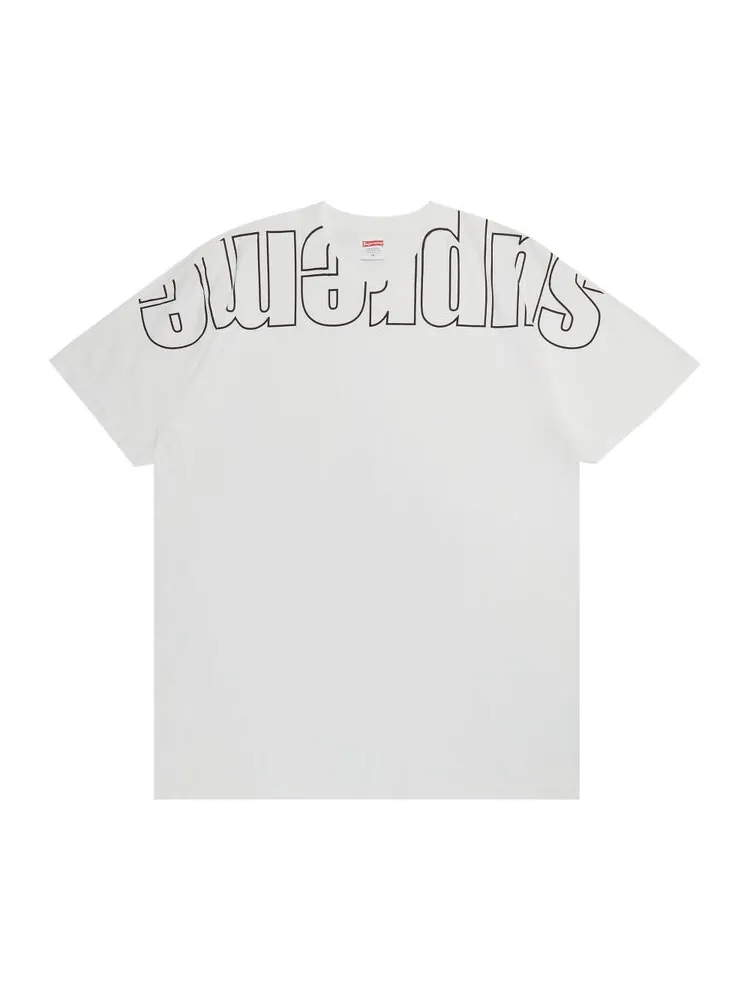 Футболка Supreme Upside Down Tee 'White' — изображение 1 из 3, белый