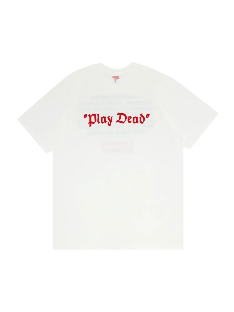 Футболка Supreme Play Dead — изображение 1 из 3, белый