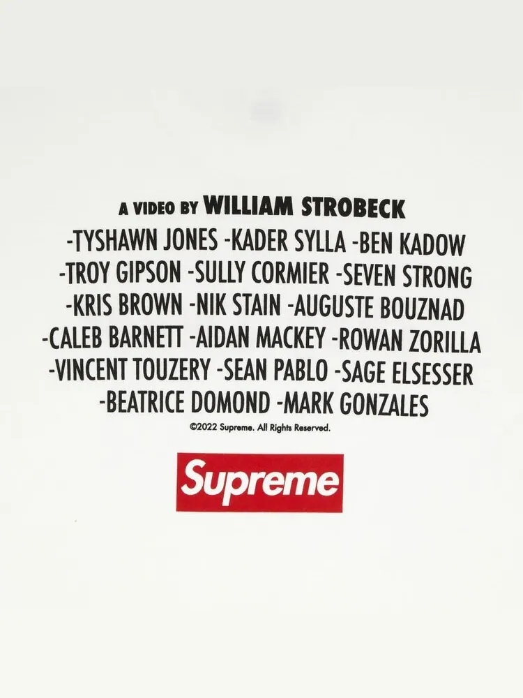 Футболка Supreme Play Dead — изображение 3 из 3, белый