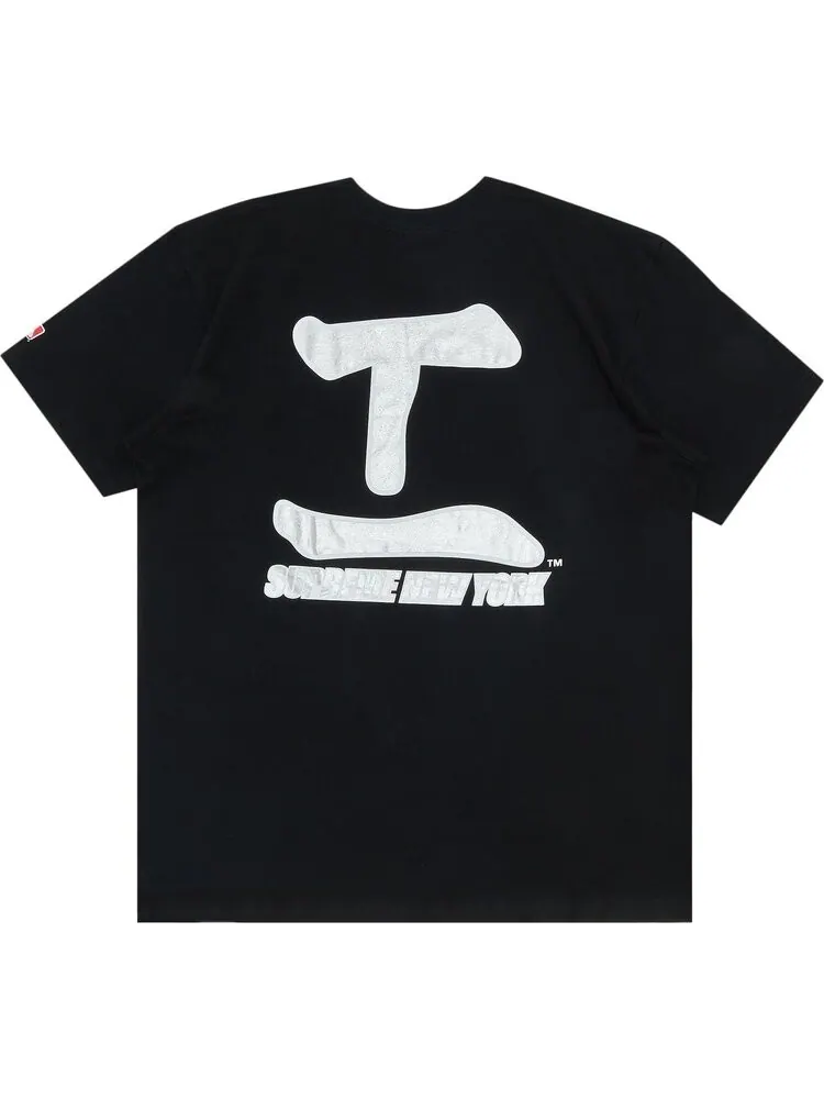 Футболка Supreme x MLB Kanji Teams Tee - White Sox 'Black' — изображение 2 из 3, черный