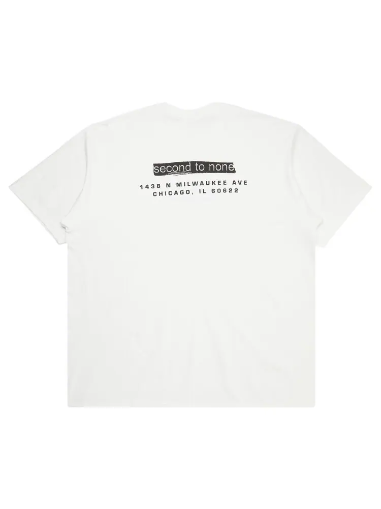 Футболка Supreme Chicago Box Logo Tee 'White' — изображение 2 из 3, белый