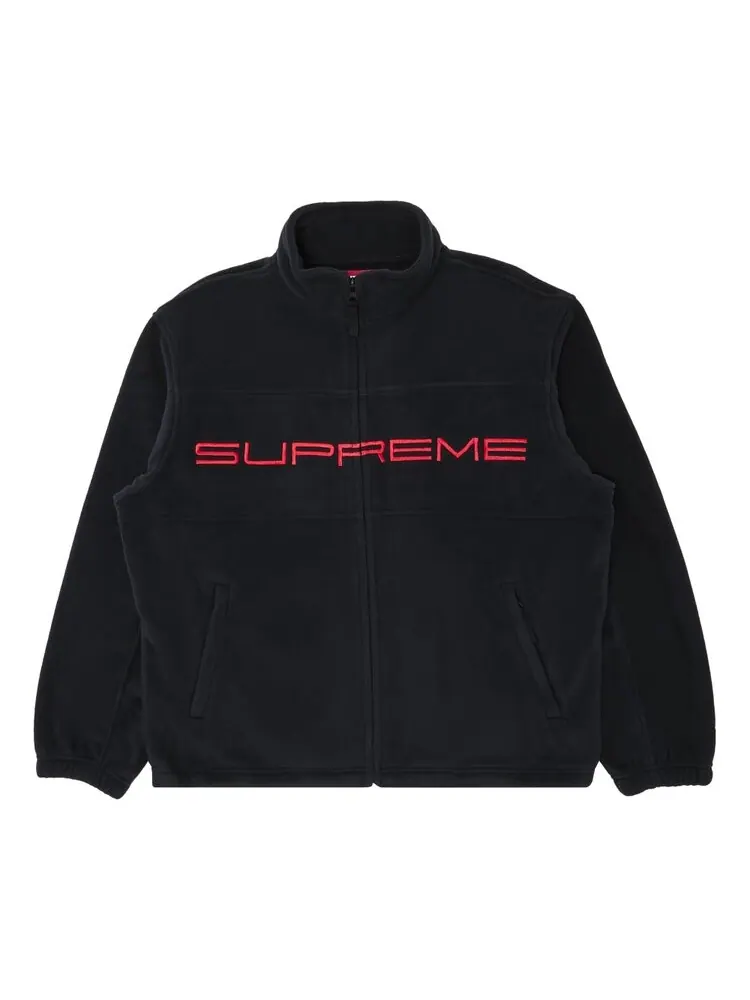 Куртка Supreme Polartec Zip 'Black' — изображение 1 из 3, черный