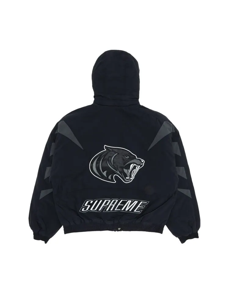 Куртка Supreme Wildcat Sideline Puffer 'Black' — изображение 2 из 3, черный