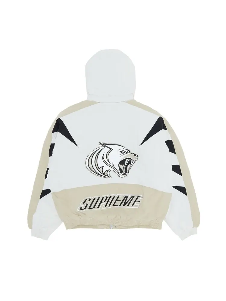 Куртка Supreme Wildcat Sideline Puffer 'Grey' — изображение 2 из 3, серый