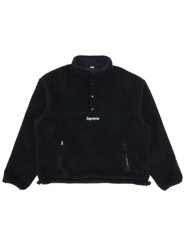 Пуловер Supreme Polartec Shearling Reversible Pullover — изображение 1 из 4, черный