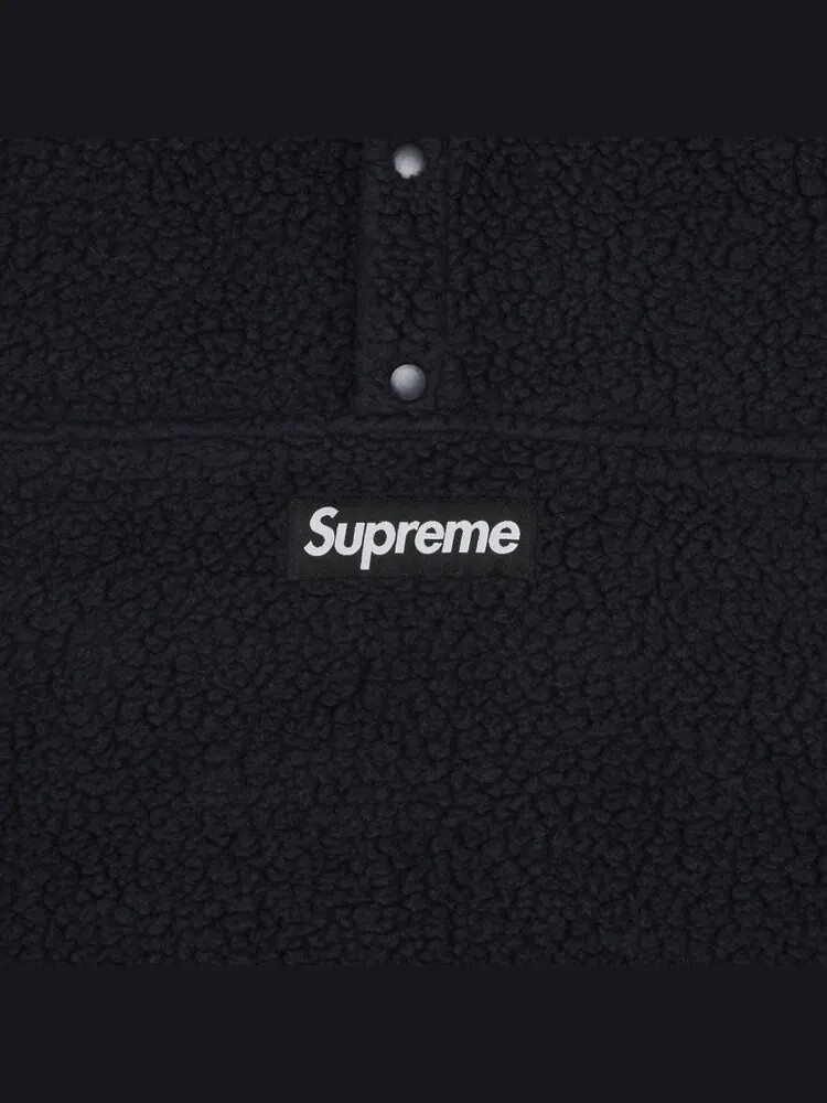 Пуловер Supreme Polartec Shearling Reversible Pullover — изображение 3 из 4, черный