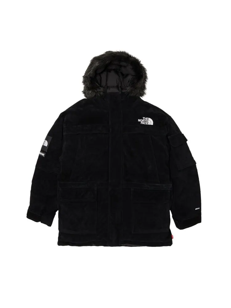 Парка Supreme x The North Face Suede 600-Fill Down Parka — изображение 1 из 3, черный