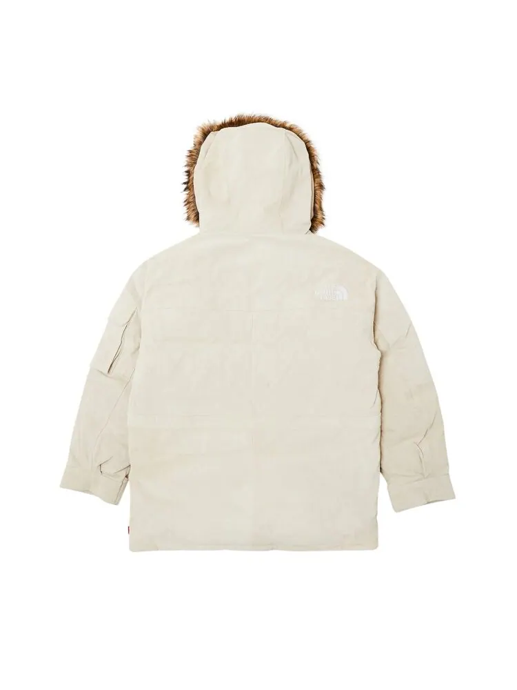 Парка Supreme x The North Face Suede 600-Fill Down Parka — изображение 2 из 3, серый