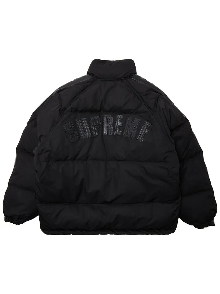 Куртка Supreme Star Sleeve Down Puffer 'Black' — изображение 2 из 3, черный