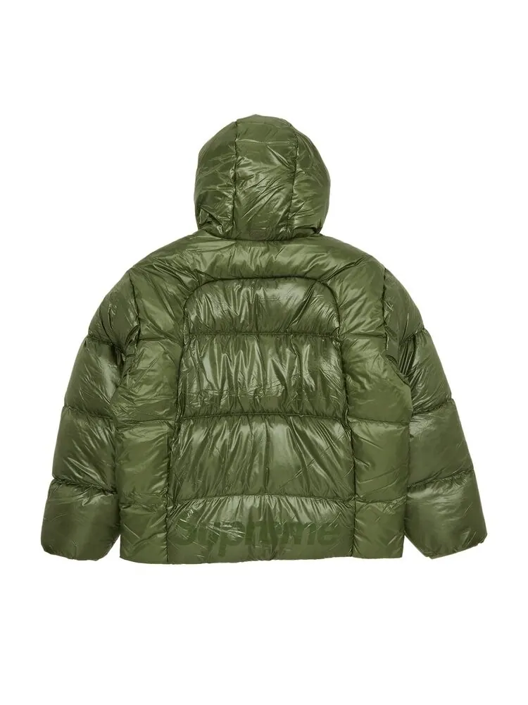 Куртка Supreme Featherweight Down Puffer 'Olive' — изображение 2 из 3, зеленый