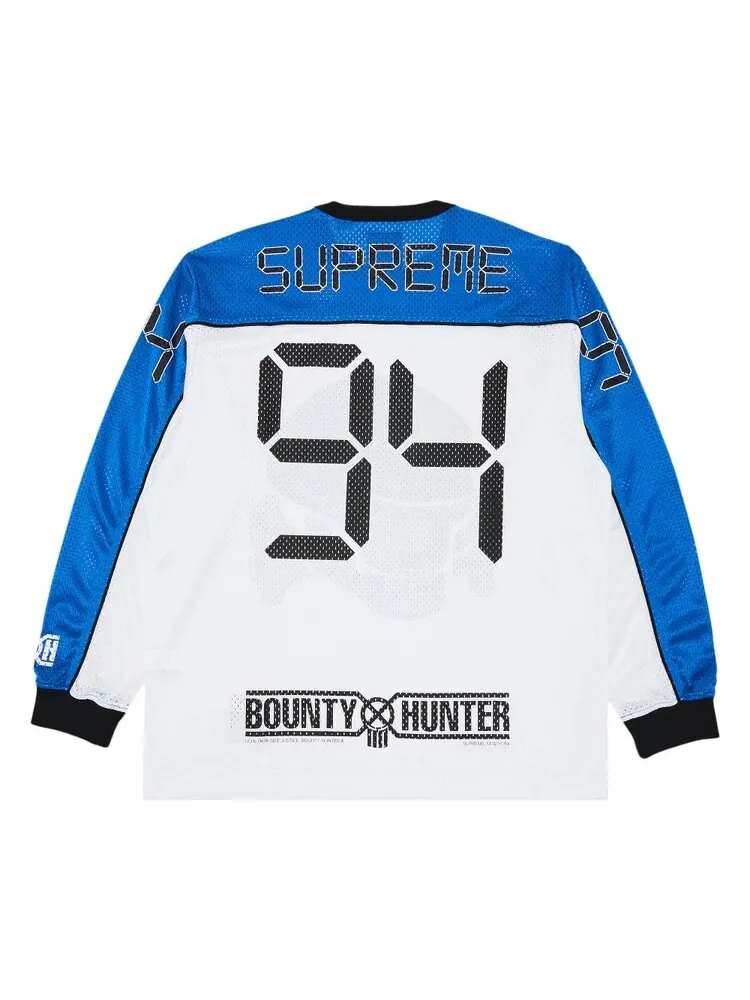 Джерси Supreme x Bounty Hunter Mesh Moto 'White' — изображение 2 из 3, белый