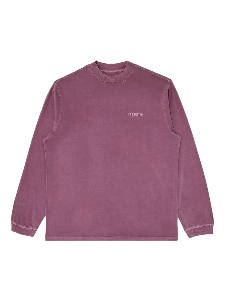 Топ Supreme Mock Neck Long-Sleeve 'Dusty Plum' — изображение 1 из 2, фиолетовый