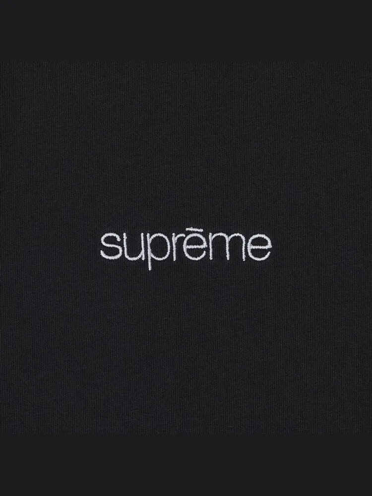 Топ Supreme Mock Neck Long-Sleeve 'Black' — изображение 2 из 2, черный