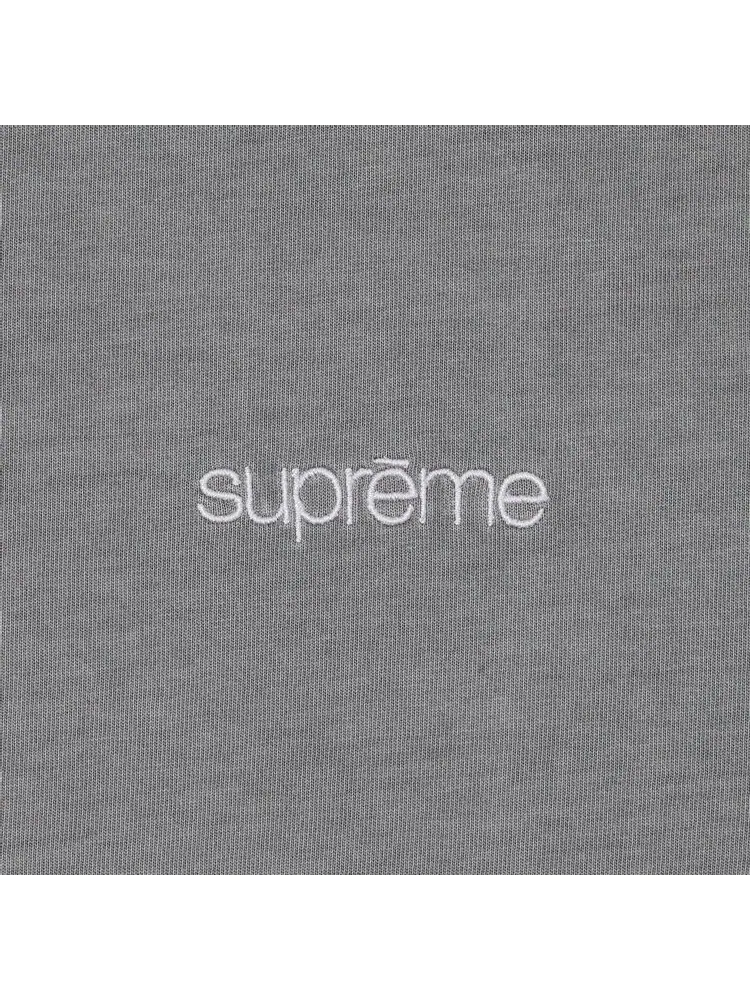 Топ Supreme Mock Neck Long-Sleeve 'Grey' — изображение 2 из 2, серый