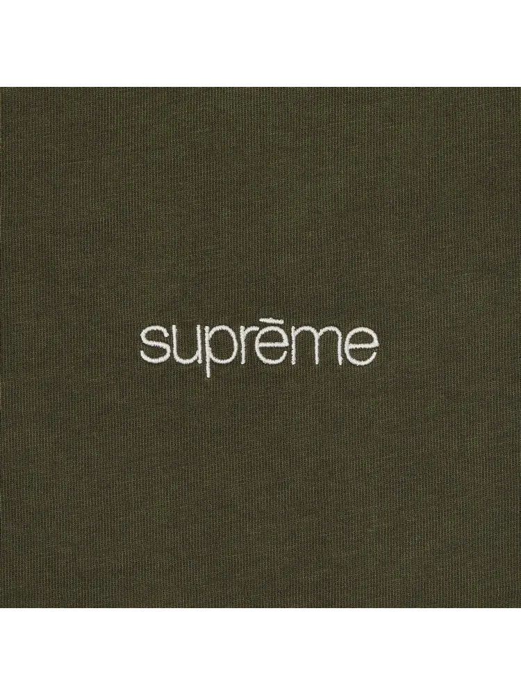Топ Supreme Mock Neck Long-Sleeve 'Olive' — изображение 2 из 2, зеленый