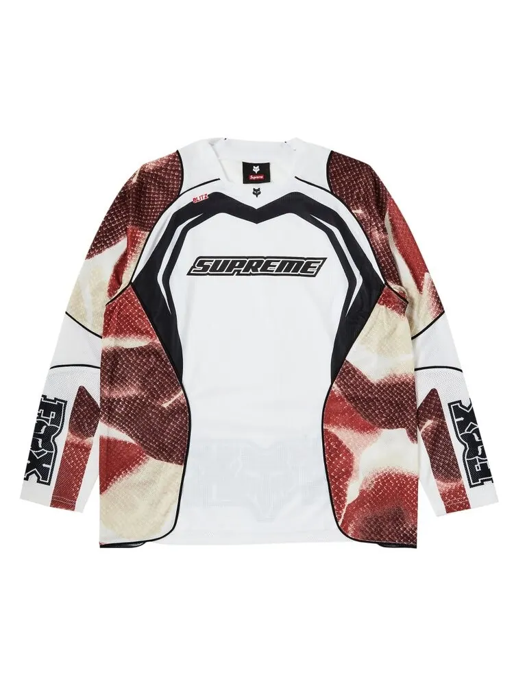 Джерси Supreme x Fox Racing 'White' — изображение 1 из 3, белый