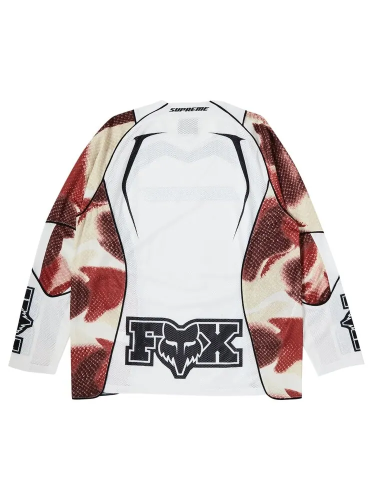 Джерси Supreme x Fox Racing 'White' — изображение 2 из 3, белый