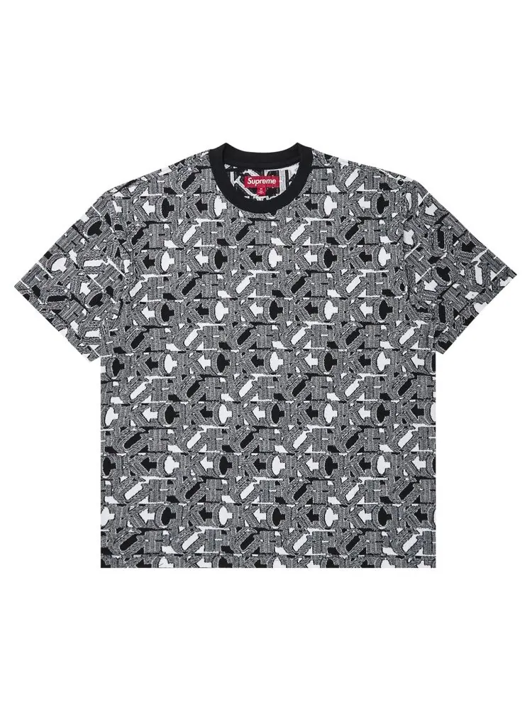 Топ Supreme Fuck Intarsia Short-Sleeve 'Black' — изображение 1 из 3, черный