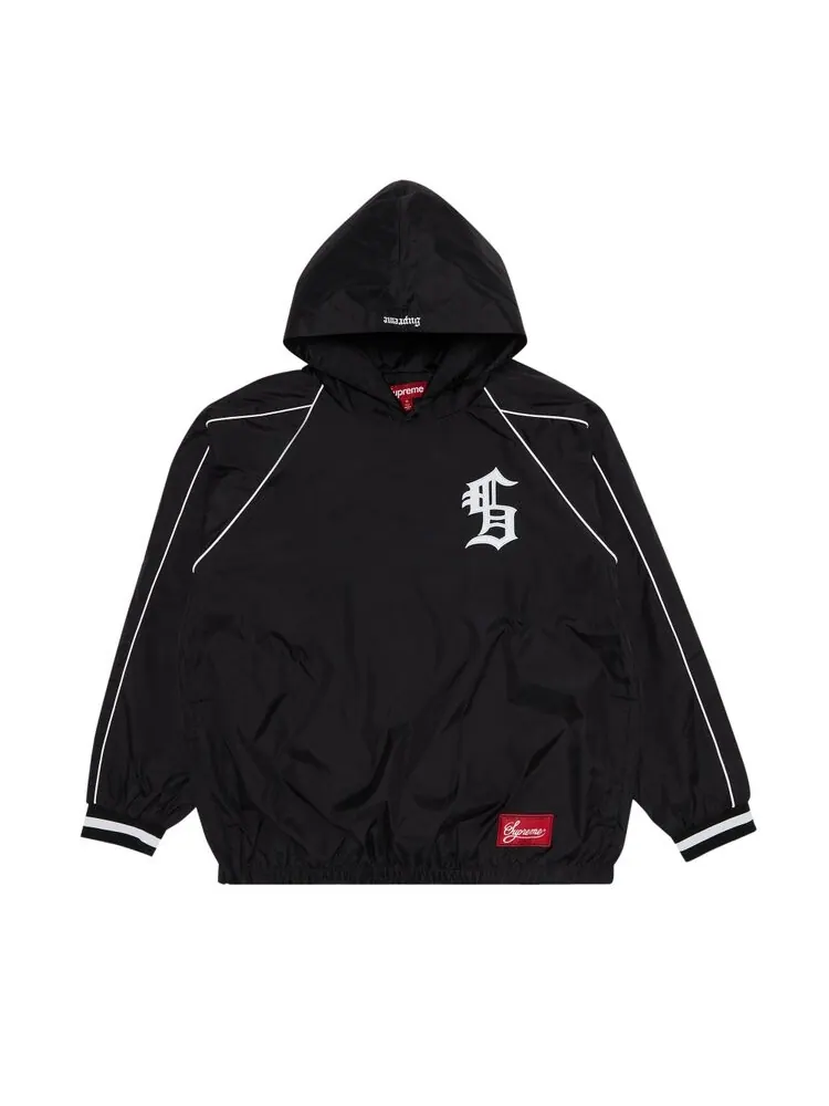 Пуловер Supreme Hooded Warm Up Pullover — изображение 1 из 3, черный