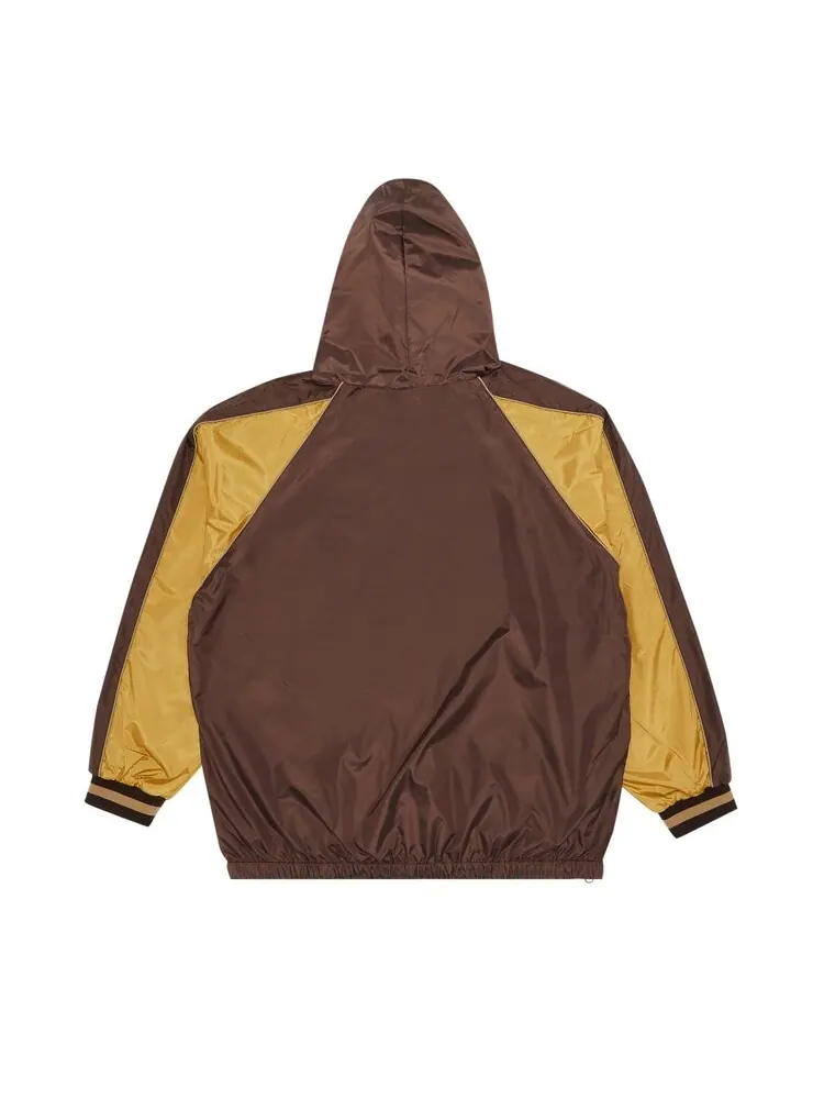 Пуловер Supreme Hooded Warm Up Pullover — изображение 2 из 3, коричневый