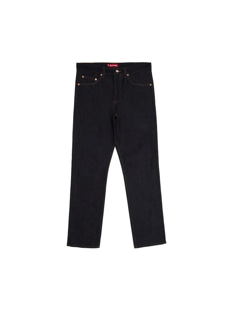 Джинсы Supreme Rigid Slim Selvedge Jean — изображение 1 из 3, синий