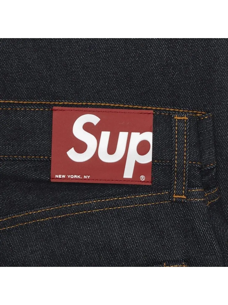 Джинсы Supreme Rigid Slim Selvedge Jean — изображение 3 из 3, синий