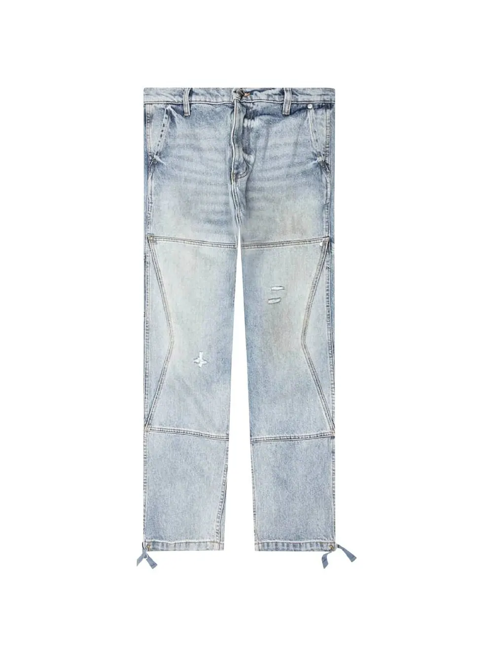 Джинсы Rhude Reza Denim Double Knee