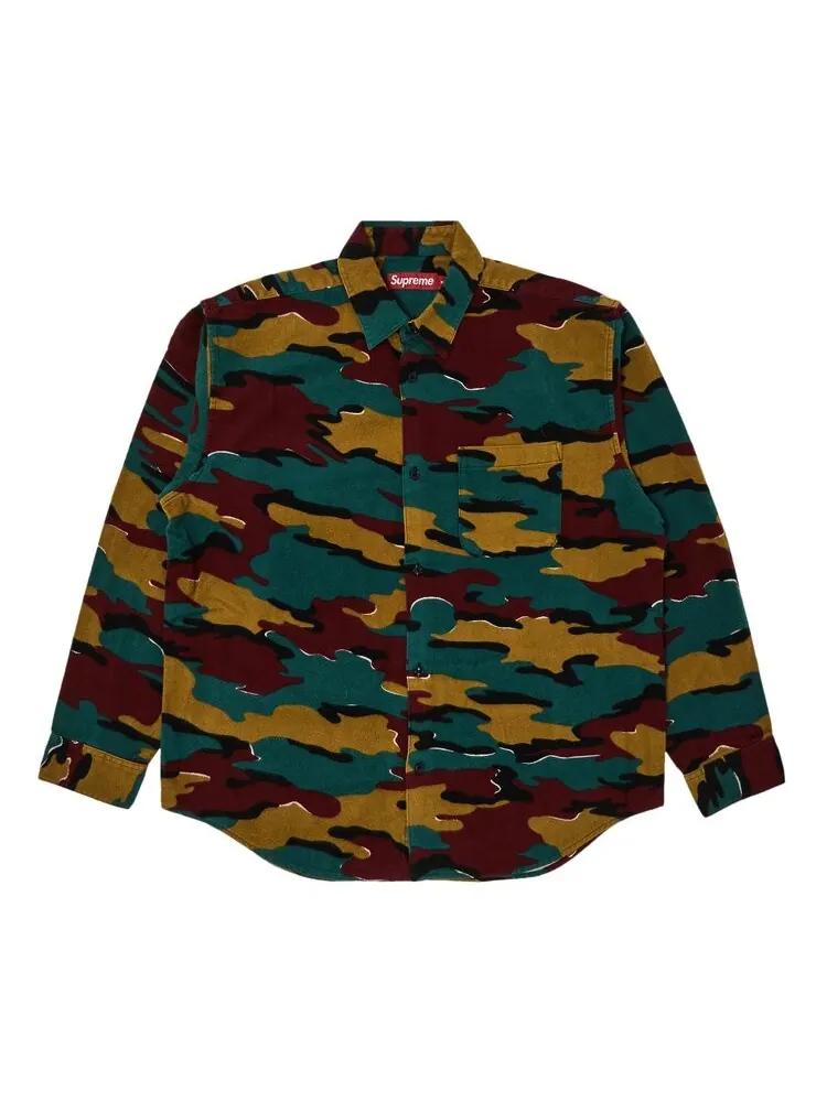 Рубашка Supreme Flannel 'Camo' — изображение 1 из 3, мульти