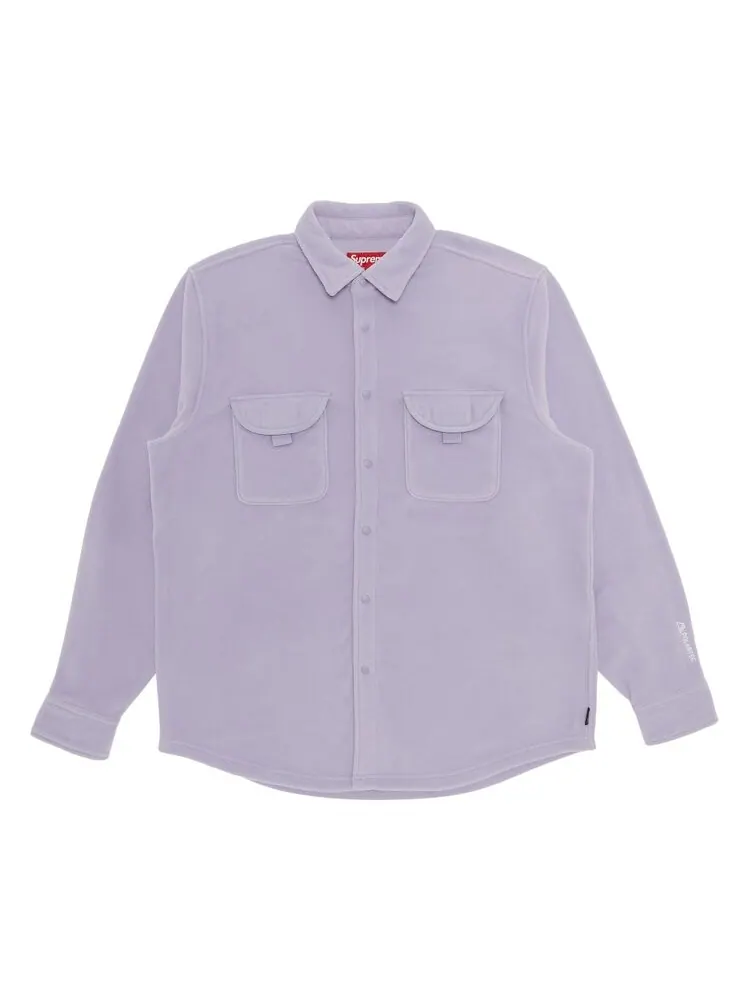 Рубашка Supreme Polartec 'Lilac' — изображение 1 из 3, фиолетовый