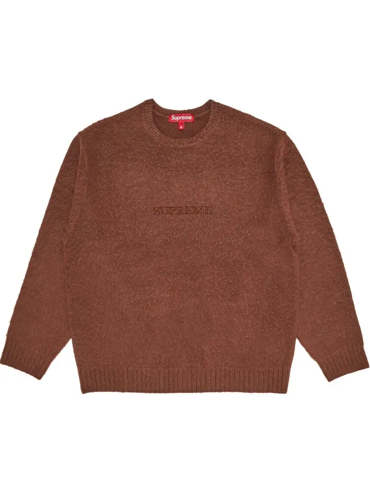 Свитер Supreme Pilled 'Brown' — изображение 1 из 3, коричневый
