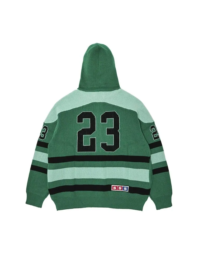 Свитер Supreme USA Zip Up Hooded 'Green' — изображение 2 из 3, зеленый