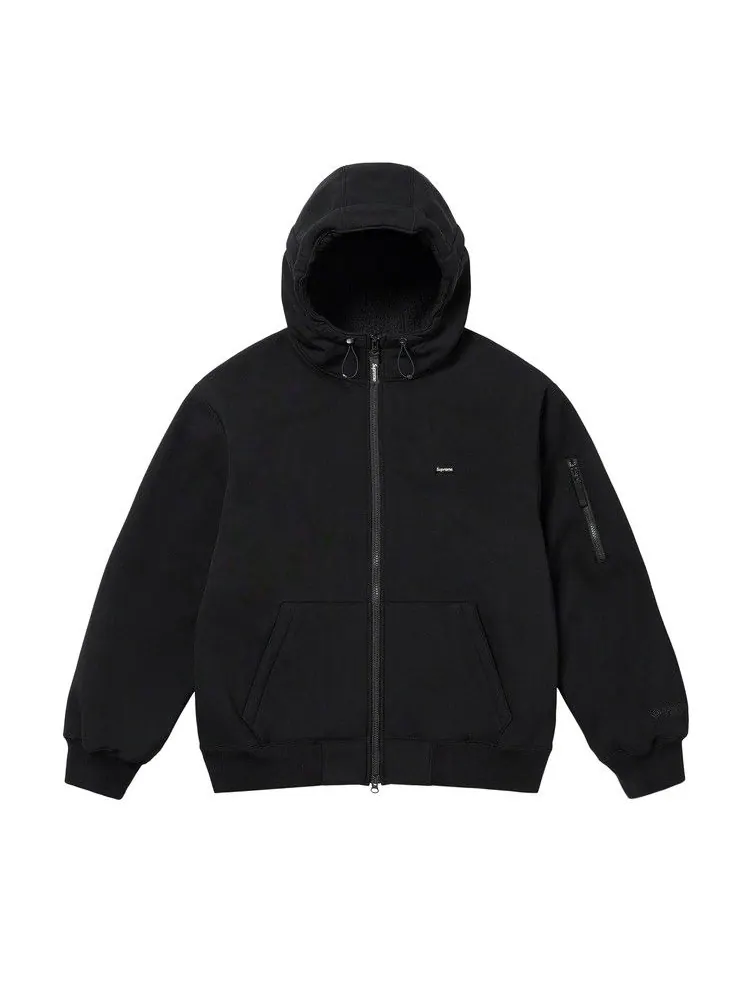 Толстовка Supreme WINDSTOPPER Zip Up Hooded Sweatshirt — изображение 1 из 2, черный
