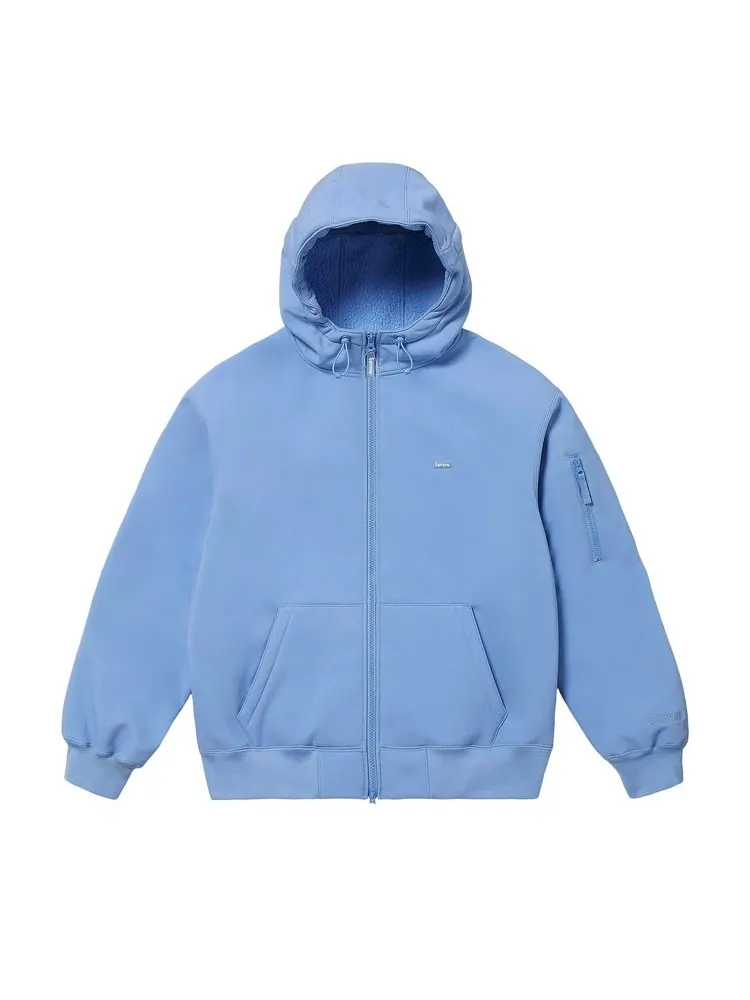 Толстовка Supreme WINDSTOPPER Zip Up Hooded Sweatshirt 'Light Blue' — изображение 1 из 2, светлый синий