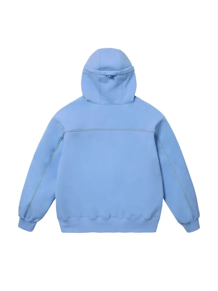 Толстовка Supreme WINDSTOPPER Zip Up Hooded Sweatshirt 'Light Blue' — изображение 2 из 2, светлый синий