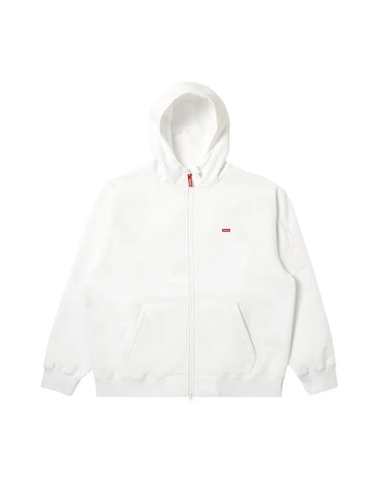 Толстовка Supreme WINDSTOPPER Zip Up Hooded 'White' — изображение 1 из 3, белый